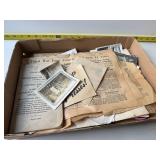 Large lot of old papers