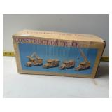 Construction truck vintage wooden truck