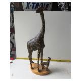 Kenya made giraffe figurine