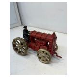 cast iron tractor toy