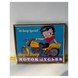 Oop a door motorcycles framed art