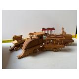 Wooden model train