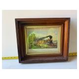 Framed American Express Train
