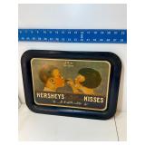 vintage metal Hershey's Kisses traY