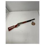 New lever action rifle, barbecue grill lighter