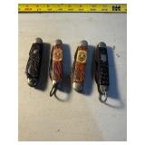 Group of Boy Scout pocketknives