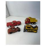 Diecast dozer, Tonka, mini dump and more