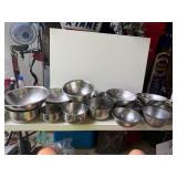 Huge lot of mixing bowls