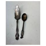 Vintage Yogi, bear and cake spoon silver plated