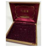 Vintage Elgin wristwatch presentation box