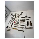 Group of vintage bottle and can openers