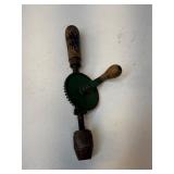Vintage hand crank drill