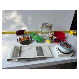 Vintage items and cool Chevy coasters