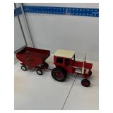 International Harvester toy tractor And grain cart