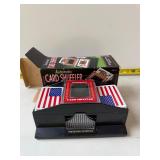 Retro card shuffler