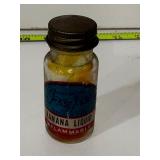 Trojan banana liquid vintage glass bottle