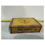 King Edward Imperial wooden cigar box