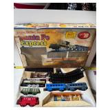 Santa Fe Express 34pc battery-operated train set