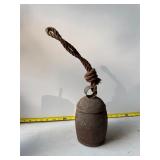 Rustic metal cow bell