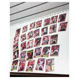 Deck of Cincinnati Reds trading cards