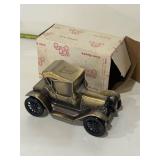 Banthrico  1915 Chevrolet die-cast metal coin bank