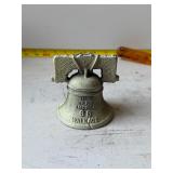 1968 Wallace Presidential Bell metal coin bank