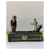 Birdie Putt mechanical cast iron coin bank