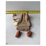 Native American bag and novelty tokens