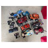 Large lot vintage rc vehicles