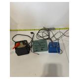 Railroad power control train controllers