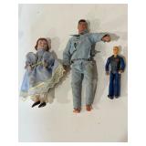 Action figures and doll