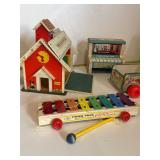 Vintage Fisher-Price toy group lot