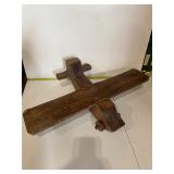 Large wooden airplane