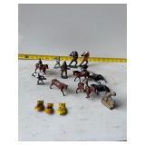 Indian and horse figurines
