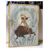advertising poster for the Buffalo Brewing Co