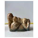 Mount Rushmore ceramic whiskey decanter