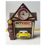 2004 'Mac's Automotive & Gas' 3D garage wall clock