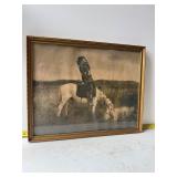 'An Oasis in the Badlands' Edward S. Curtis print