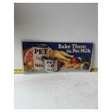 'The Pet Milk Co. metal sign