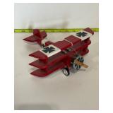 wooden model of a Fokker Dr.1 triplane,'Red Baron'