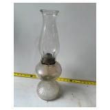 Vintage glass oil lamp