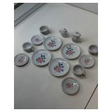 Keywick porcelain miniature tea set