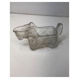 vintage L.E. Smith Co scottie dog glass creamer