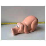 Vintage pink piggy bank