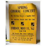 Spring Choral Concert Newark poster