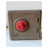 vintage Fort Knox mini combination metal  bank