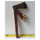 decorative Native American-style tomahawk