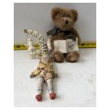 Bear, doll and Santa