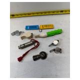 Vintage whistles lot