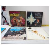 four vintage vinyl records